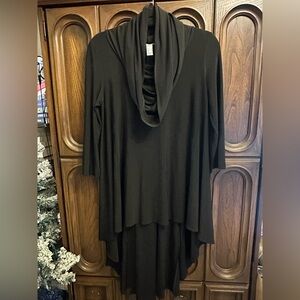 Joseph Ribkoff Black Cowl Neck Top